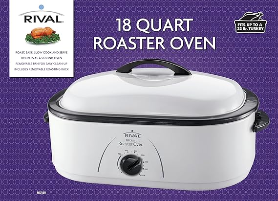 Buy Rival Ro180 18 Quart Roaster Oven White By Rival Online At Low Prices In India Amazon In