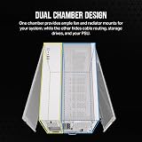 Corsair 2500D Airflow Small-Tower mATX Case Tempered Glass White view 3