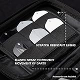 Target Darts Takoma XL Darts Wallet Black Holds 6 Darts Case view 4