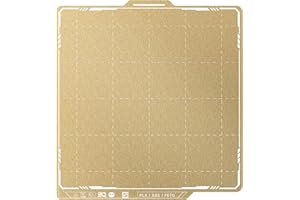 BIQU Double-Sided Textured PEI Panda Build Plate for Bambu-lab X1C P1S X1E P1P A1 3D Printers, Spring Steel Sheet for Bambulab, Flexible PEI Print Bed Removable, 257x257mm, 1 Piece