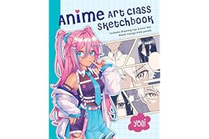 Anime Art Class Sketchbook: Includes Drawing Tips and Over 100 Blank Manga Style Panels