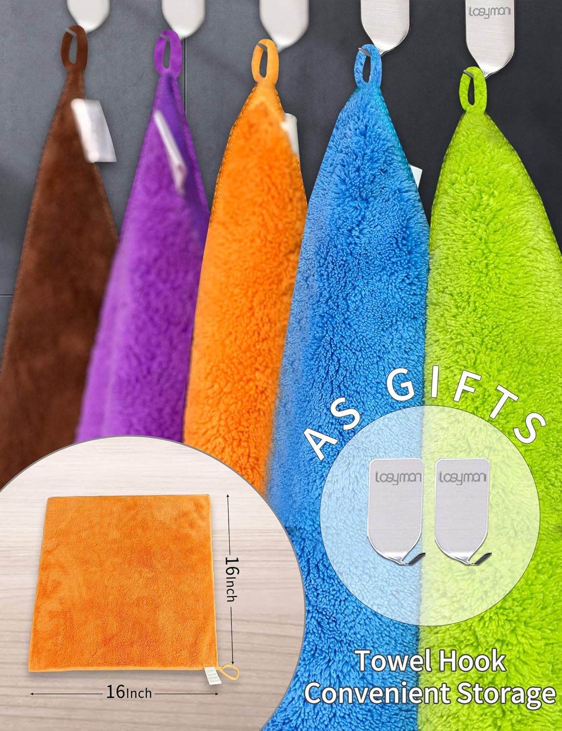 6PCS Micro Fiber Car Towels for Drying-Microfiber Rags for Cleaning, Thick Microfiber Cleaning Cloths for Detailing, Large Dust Cloths for Stainless Steel, Cleaning Rags for House, Leather-16'' x 16'': Kitchen & Dining