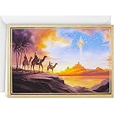 Hallmark Boxed Religious Christmas Cards, Three Wise Men (40 Cards with Envelopes)