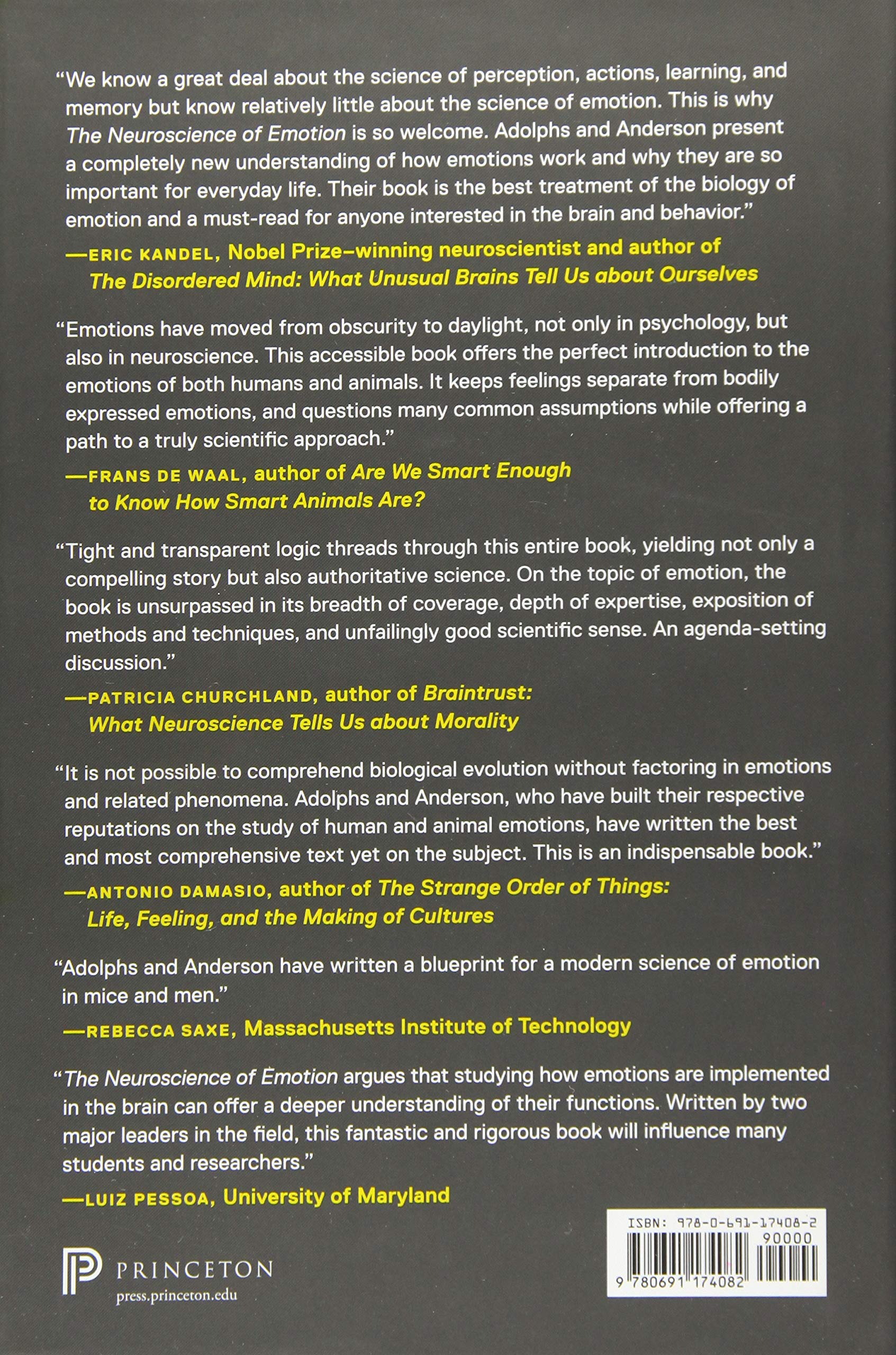 The Neuroscience Of Emotion A New Synthesis Adolphs Ralph Anderson David J Amazon Com Books