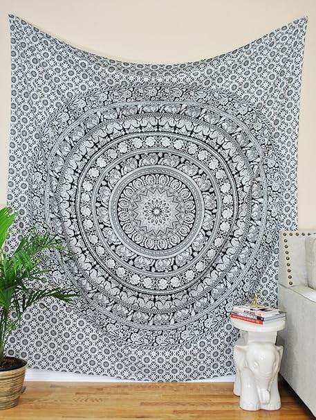 Home Decor Queen Tapestry 90x85 Elephant Bedroom Tapestry