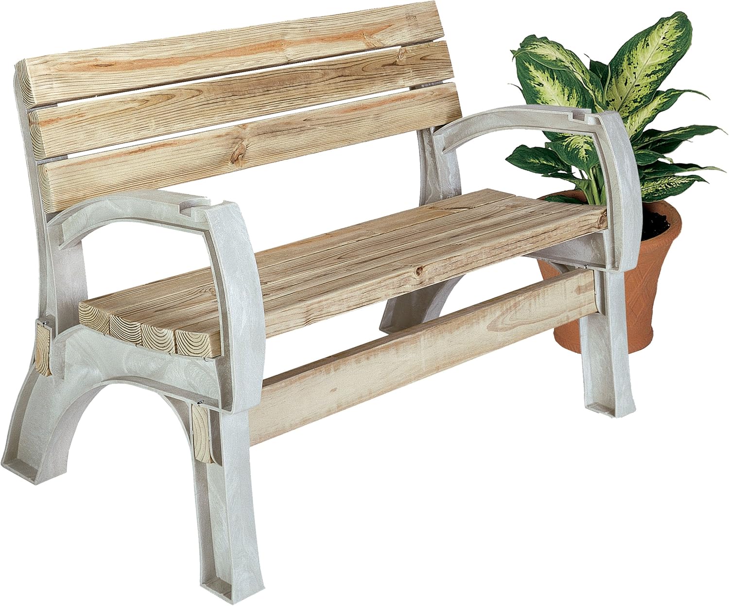 2x4basics 90134ONLMI Custom AnySize Chair or Bench Ends, Sand (lumber not included, only supports) : Outdoor Benches : Garden & Outdoor