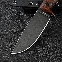 SDOKEDC Fixed Blade Knife DC53 Steel Micarta Handle