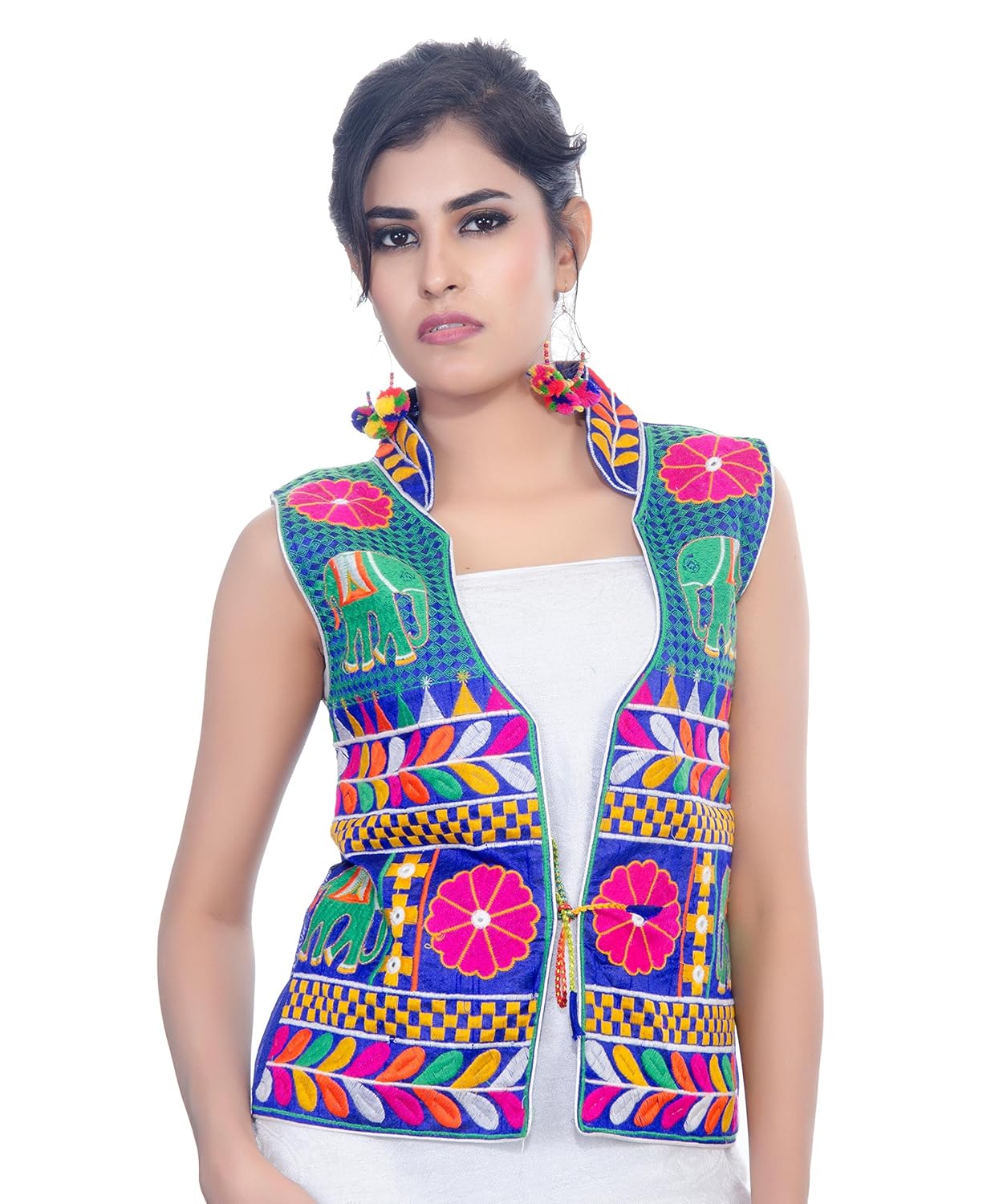 banjara women's jacket (mjk-hth04_blue_free)