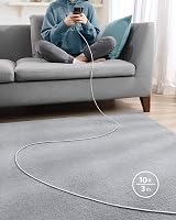 Anker USB C to USB C Charger Cable 10ft 100W Nylon Silver view 3