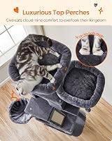 Feandrea Cat Tree 206 cm Large Tower with 13 Scratching Posts PCTR190G01V1 view 3