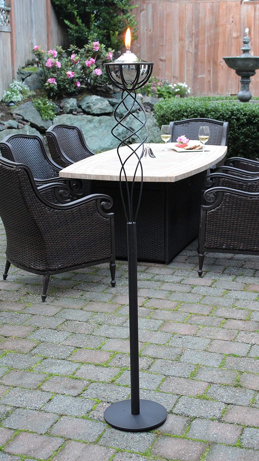 Sunset Elegance Sonoma Stainless Steel Patio Torch NEAT Lighting