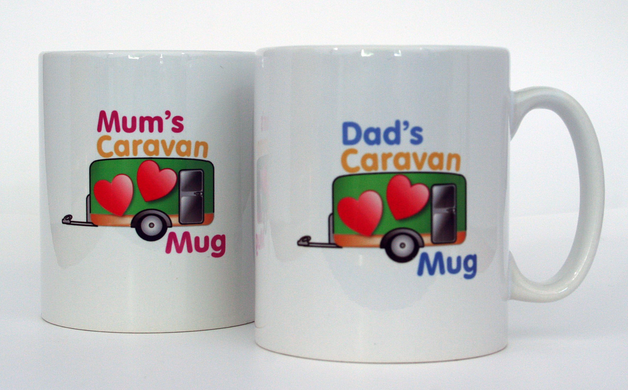Mum and Dad's Caravan Mug Set