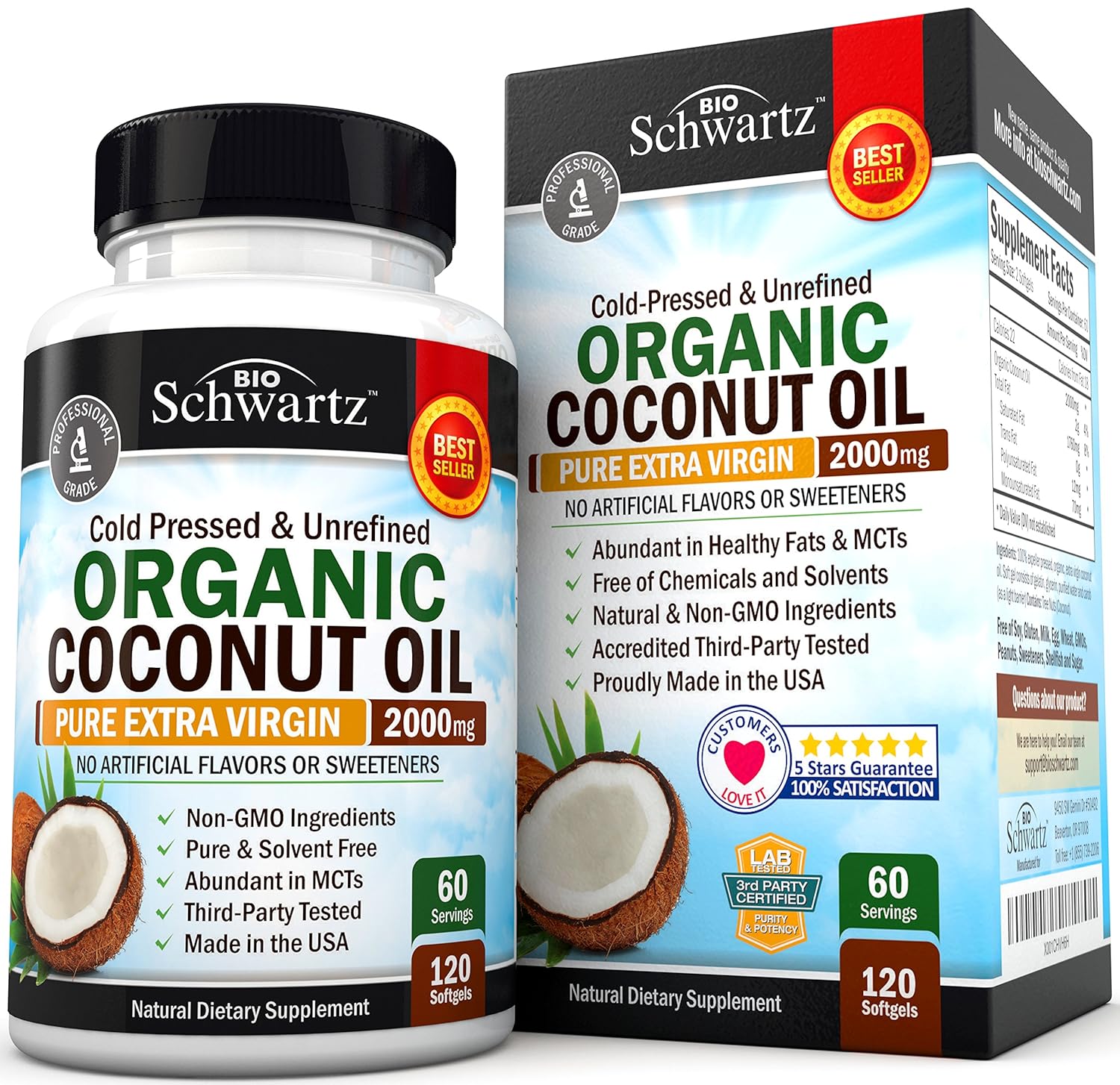 Organic Coconut Oil Healthy Skin Nails Weight Loss Hair