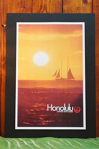 Amazon Co Jp ハワイアン雑貨 ハワイアンポスター Jal Honolulu A 30 ホビー