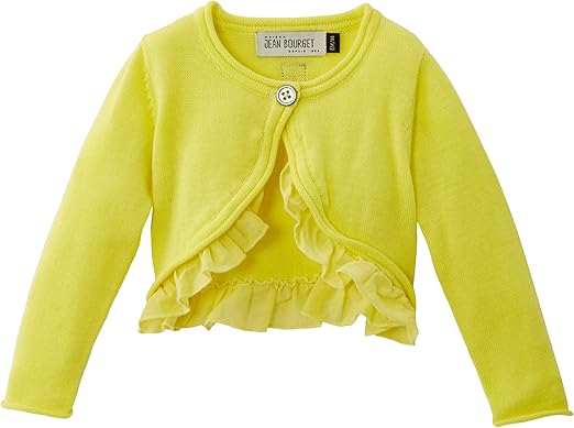 Jean Bourget Cardigan Tricot Gilet Jaune Fr Taille Fabricant 9 Mois Bebe Fille Amazon Fr Vetements Et Accessoires