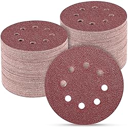 POTUINOM 100 PCS 5 Inch Sanding Discs 60