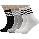 MK SOCKS Men's & Women's Cotton Socks - Soft, Breathable, & Durable for Everyday Wear