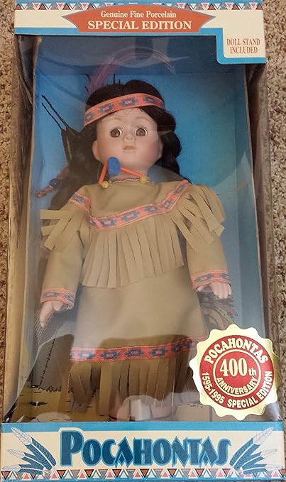 pocahontas porcelain doll