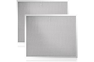 AOHEKE 99010299 Aluminum Mesh Range Hood Filter replace Broan Model BPS1FA30, NuTone Allure WS1 QS2 and Broan QS1 30" Range Hoods - 2 Pack