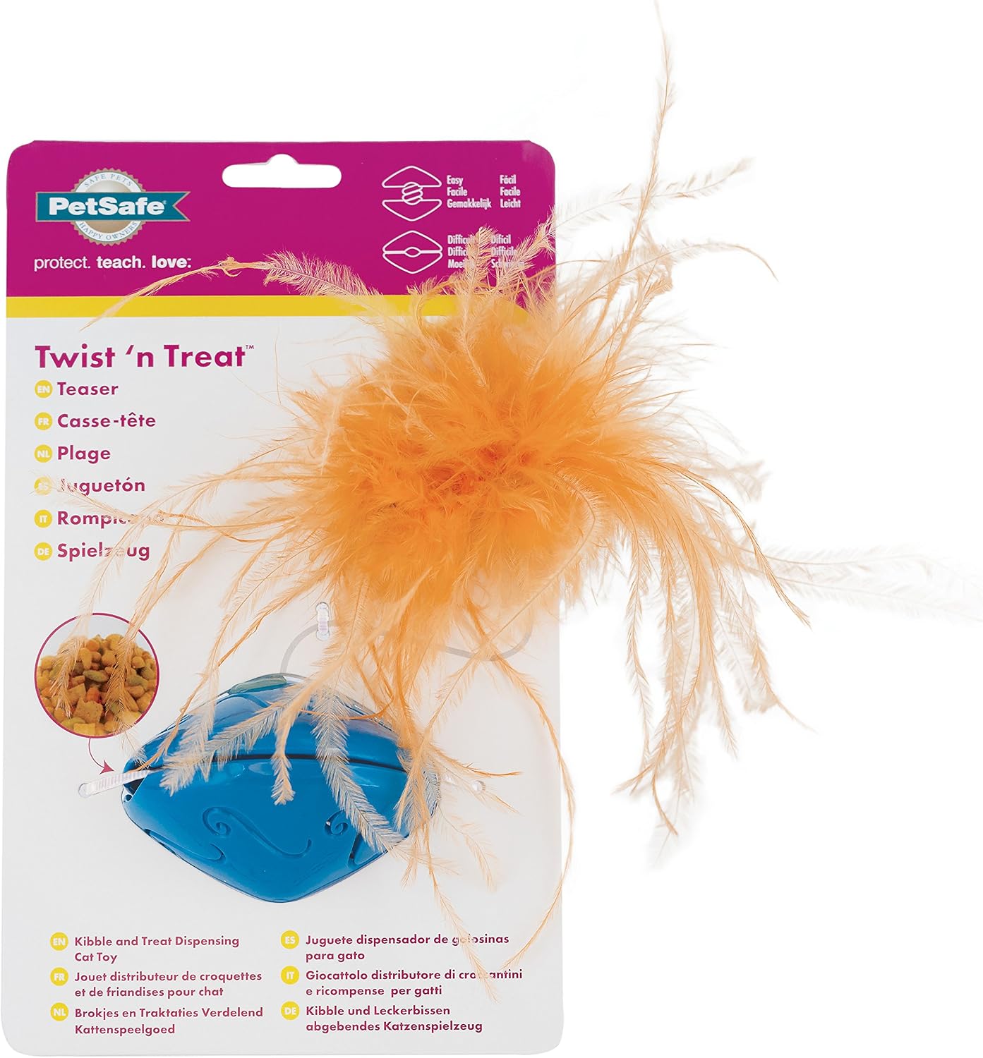 PetSafe Funkitty Twist and Treat Cat Teaser, blue - Image 4