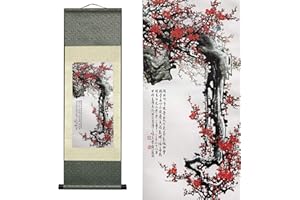 FOVNOT Asian Decoration Murale, Beautiful Landscape Paintings Chinese Wall Decore Aesthetic Décoration Murale Wall Decoration