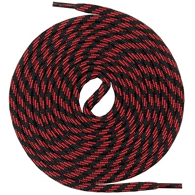 Mount Swiss© Schnürsenkel, Rundsenkel für Trekking- und Arbeitsschuhe, extra reißfest, ø 5 mm, Länge 70-220 cm aus Polyester