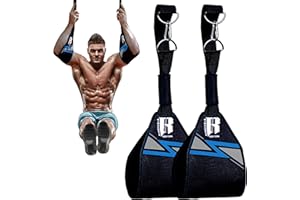 RIMSPORTS Hanging Abs Strap - Abdominal Slings - Hanging Ab Straps - Hanging Straps - Abs Pull Up Straps - Sit Up Straps - Hanging Ab Strap - Ab Sling Straps - Abs Sling Straps - Hanging Bar For Exercise