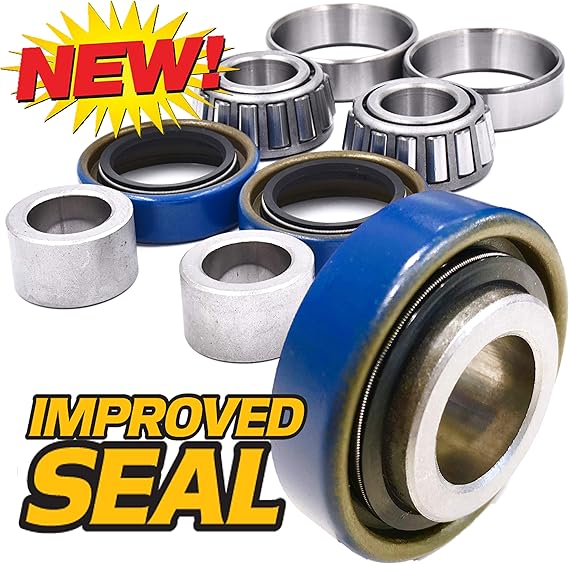 (1 KIT) Kubota Front Wheel Bearing Rebuild Kit for ZD221