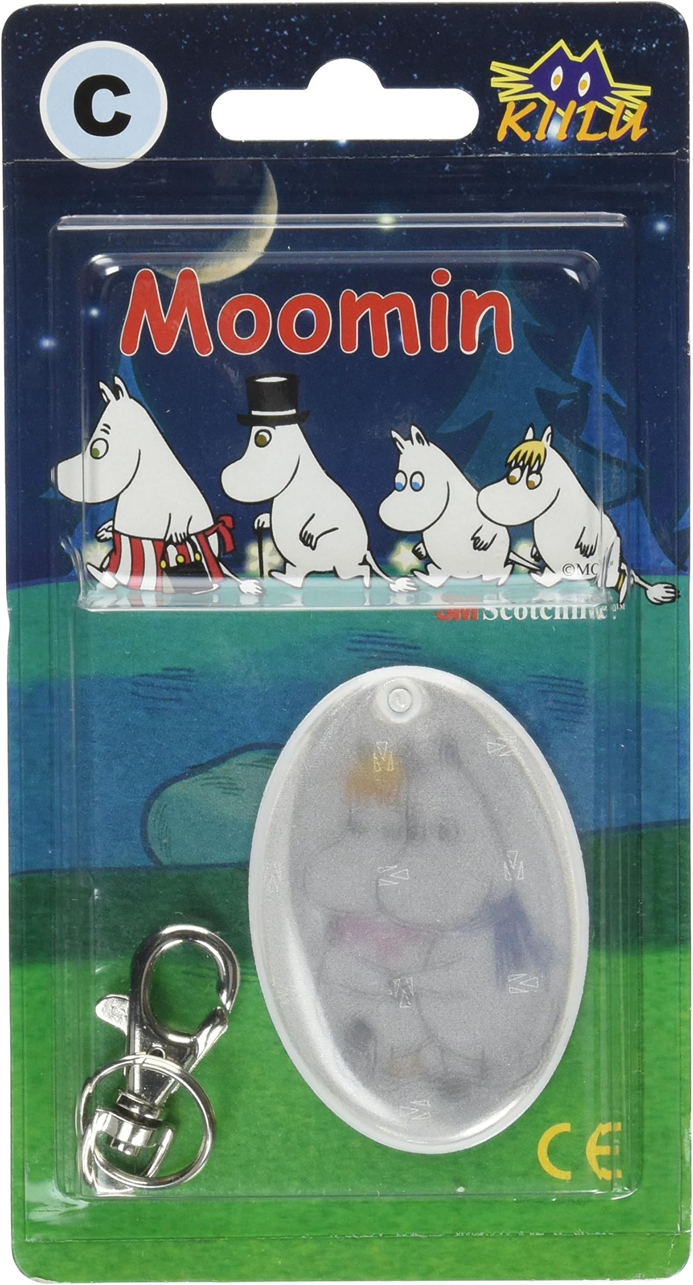 Moomin "Reflector Key chain" Moomin & Snork Maiden 09430019 HERLITZ KIILU