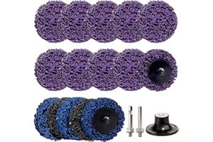 B BRESUCNY 15pcs 2 Inch Strip Discs Stripping Wheel for Drills, Die Grinder Clean and Remove Paint, Rust Welds and Oxidation, Easy Strip Wheel with 1/4’’ Grinding Discs