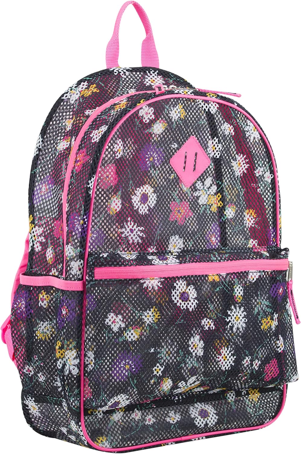 Eastsport Mesh Backpack, Floral Mesh/Pink Sizzle Casual