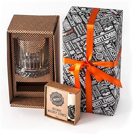 Coffret Verre Whisky Cadeau Grand Verre A Whisky 12pcs Pierres A Whisky Avec Boite