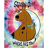 INTIMO Scooby Doo Where are You? Tie-Dye Silk Touch Throw Blanket