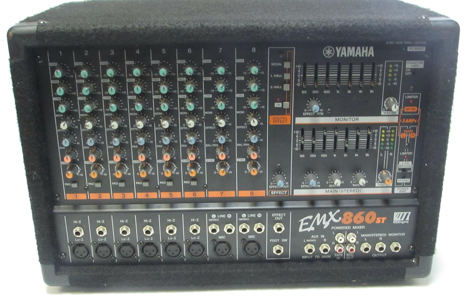 Amazon.com: Yamaha EMX860ST Eight Channel Powered Mixer: Musical Instruments