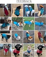 Babepet Warm Waterproof Reflective Dog Coat Harness Vest XXL Red view 5