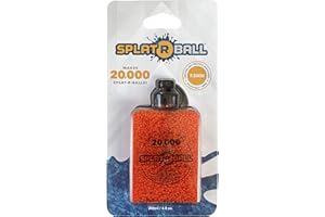 SplatRball 20K Orange Ammo. Certified, Compatible with The SRB1200, SRB400-SUB, and SRB400