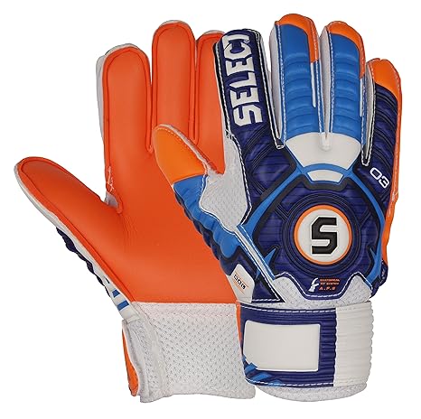 red white and blue youth football gloves