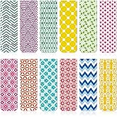 Zonon 24 Pcs Magnetic Bookmarks Clips Women Christmas Bookmark Magnetic Page Markers for Women Colorful Page Markers for Students Teachers Reading Xmas Gift(Cute)