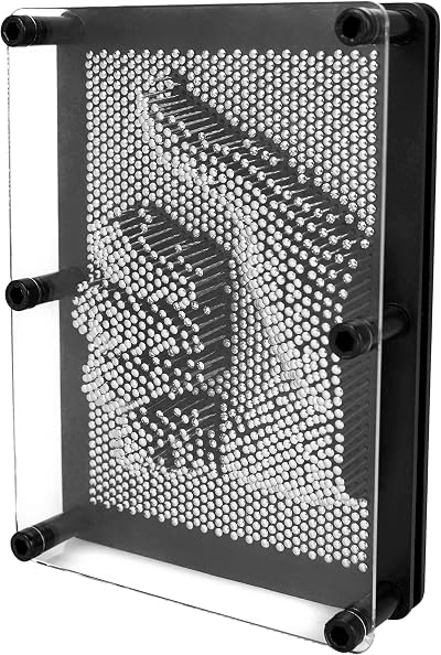 Global Gizmos 50350 Metal Pin Art 18cm x 13cm Instant 3D Art Toy