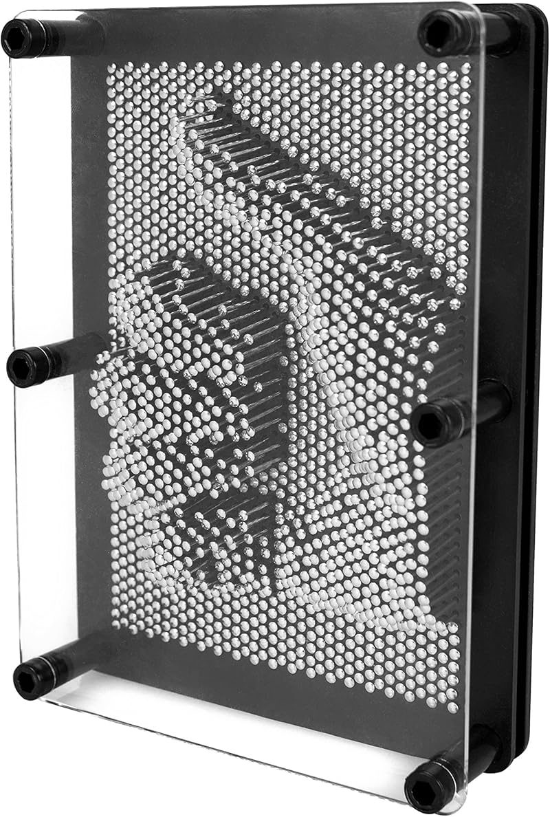 Global Gizmos 50350 Metal Pin Art 18cm x 13cm Instant 3D Art Toy