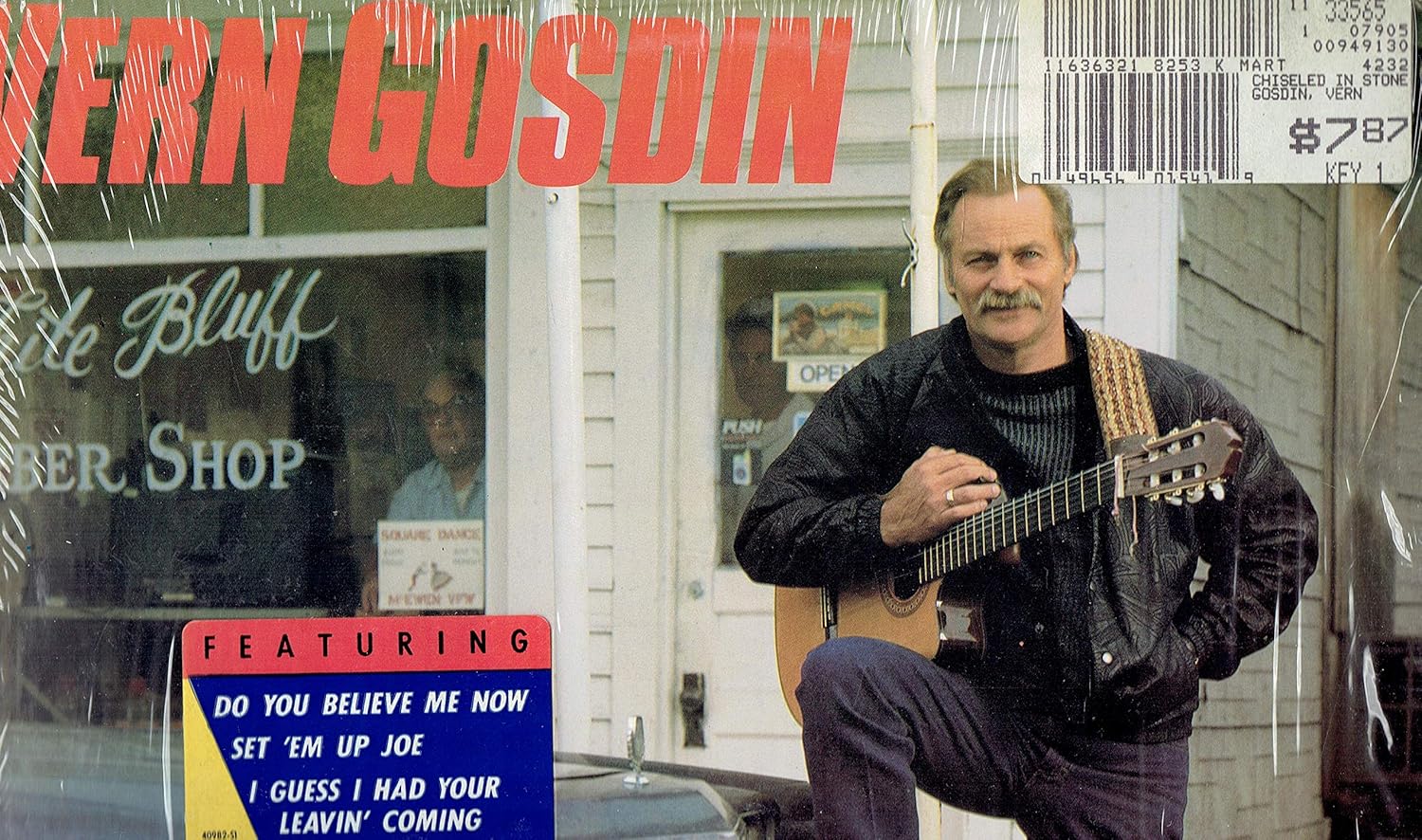 Vern Gosdin Chiseled in Stone Vinyl LP Album Music