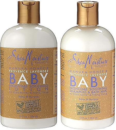 shea moisture manuka honey & provence lavender baby nighttime soothing lotion