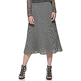 DKNY Womens Logo Waistband Easy Printed Sportswear Skirt