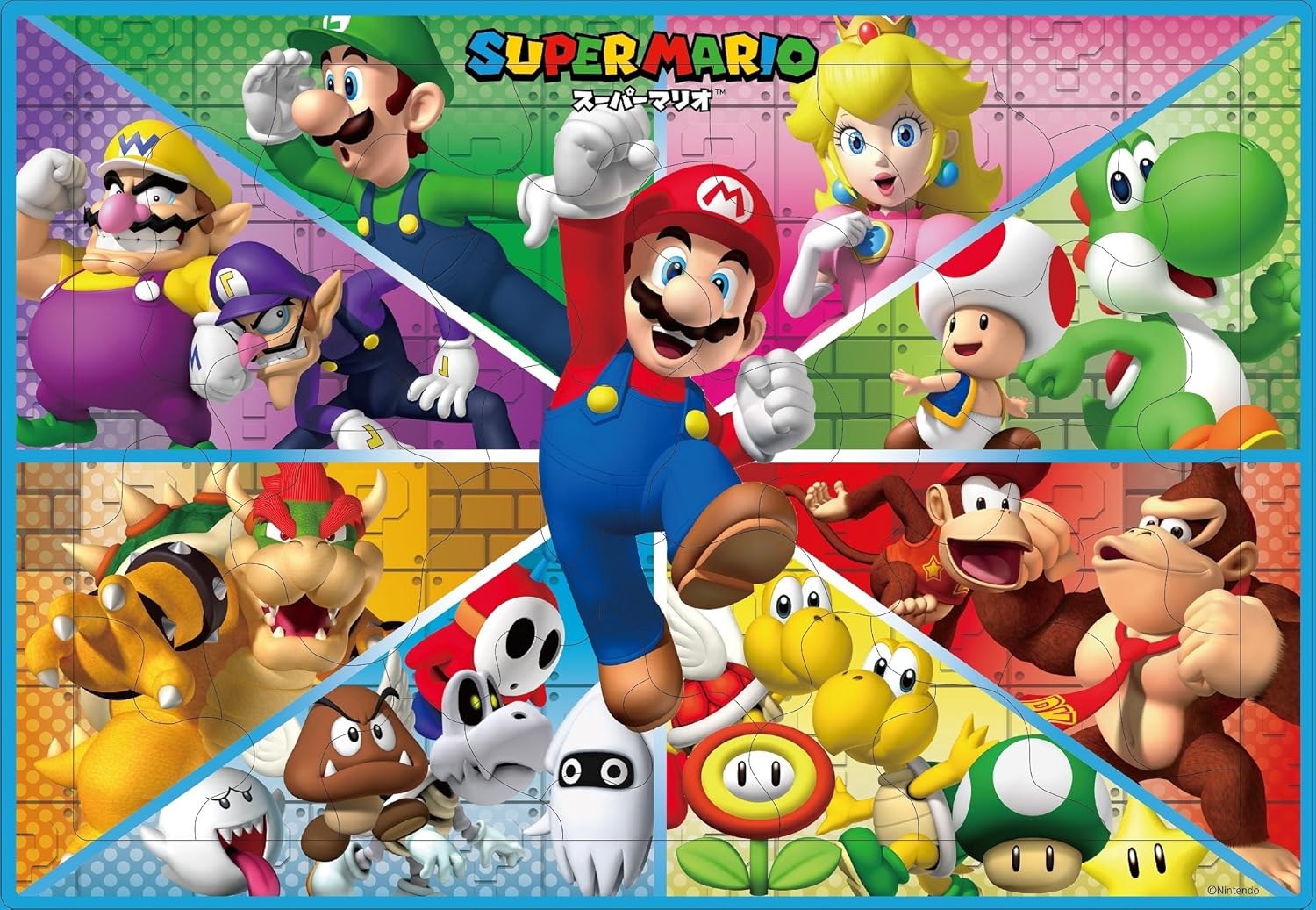 Super Mario Bro. 50 anniversary 35 piece 2015 children's Picture jigsaw