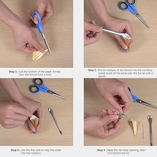 HooAMI Fresh Water Fish Stainless Steel Cremation Jewelry Memorial