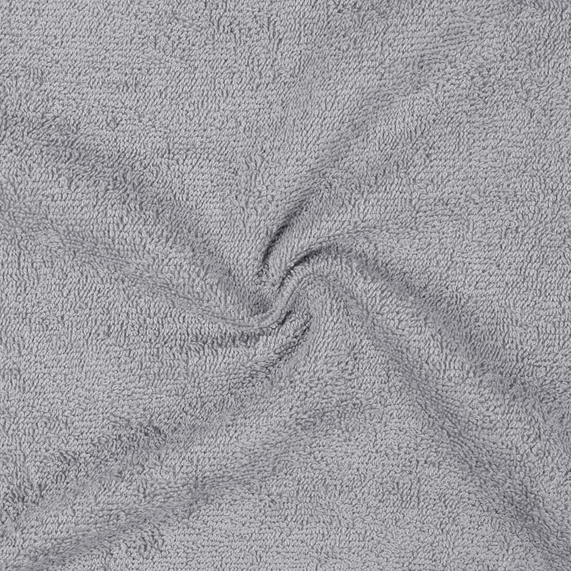 Conjunto de Toalhas de Banho Absorvente 100% Algodão Lavatório 30x30 cm, Cinzento, Embalar 12 Unidades — foto 2 de 8