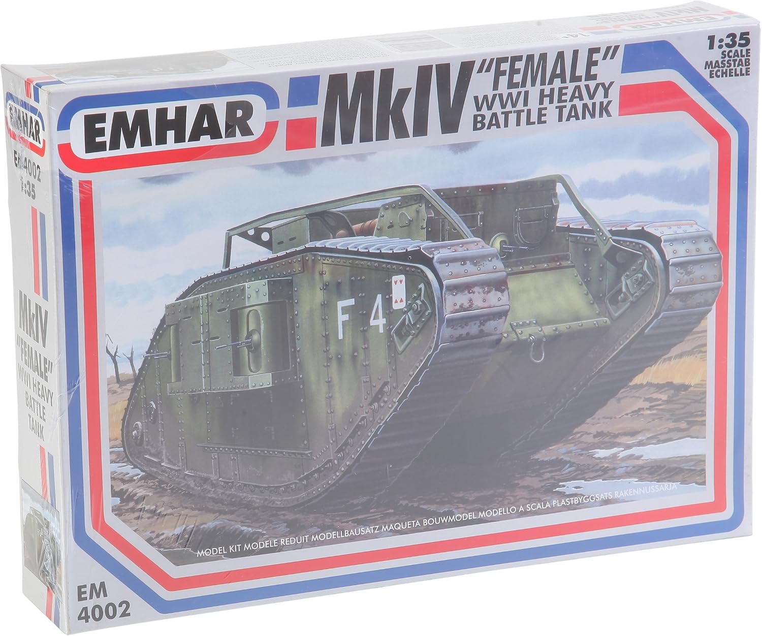 Emhar 1/35 MK. IV Female WW I EM4002 Tank Amazon.co.uk Toys & Games
