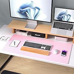 Aothia Leather Desk Pad Protector, Mouse