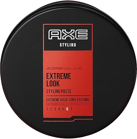 Axe Haarstyling Haarpaste für Männer Extreme Look Adrenaline, 6er Pack (6 x 75 ml)