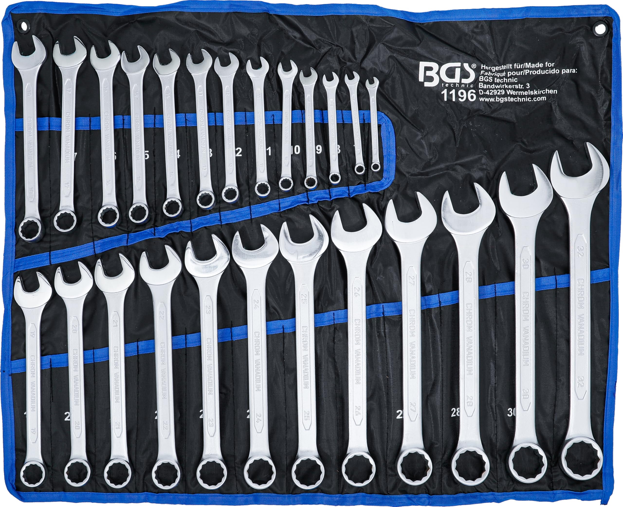 BGS 1196 | Combination Spanner Set | 6 - 32 mm | 25 pcs.